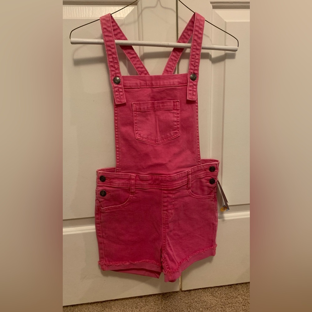 Cat & Jack pink overalls